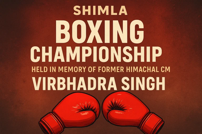 Shimla Boxing Championship: Held in Memory of Former Himachal CM Virbhadra Singh
