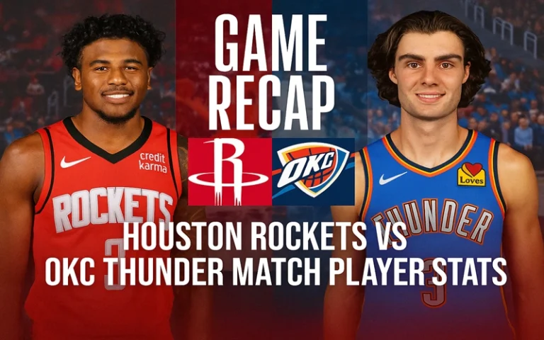Houston Rockets vs OKC Thunder Match Player Stats Houston Rockets vs OKC Thunder Match Player Stats