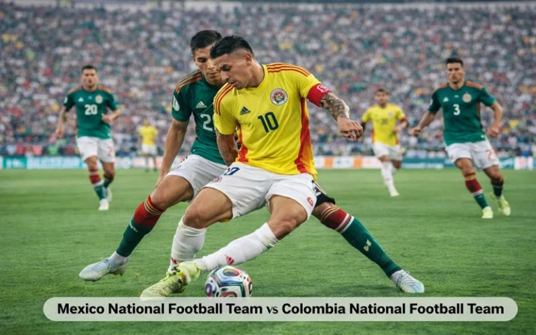 Mexico National Football Team vs Colombia National Football Team Lineups