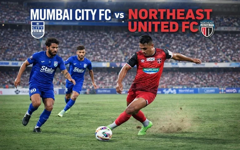 Mumbai City FC vs Northeast United FC Lineups